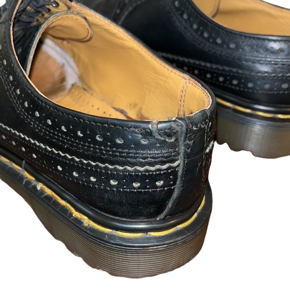 🔥*RARE* DR. MARTENS Wingtip ‘Bex’ black-Made in England. UK 4/US M5/W6 - Picture 4 of 11